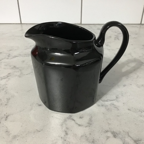 Vintage Fitz and Floyd Ceramic Black Creamer - Picture 2 of 5